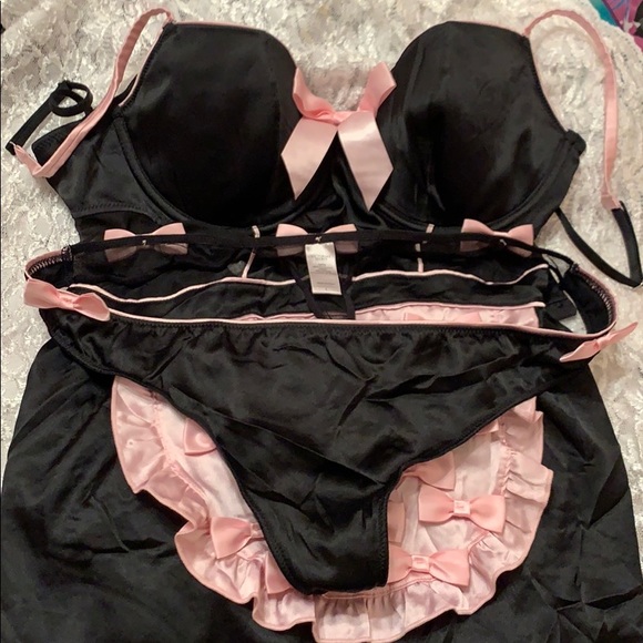 Victoria Secret set size Bra 36C Bikini L - Picture 2 of 8